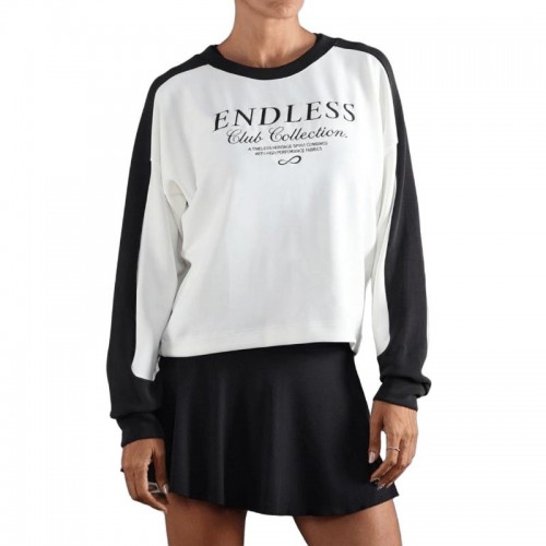 Sweat-shirt blanc Endless Club Collection Sweat-shirt blanc Endless Club Collection
