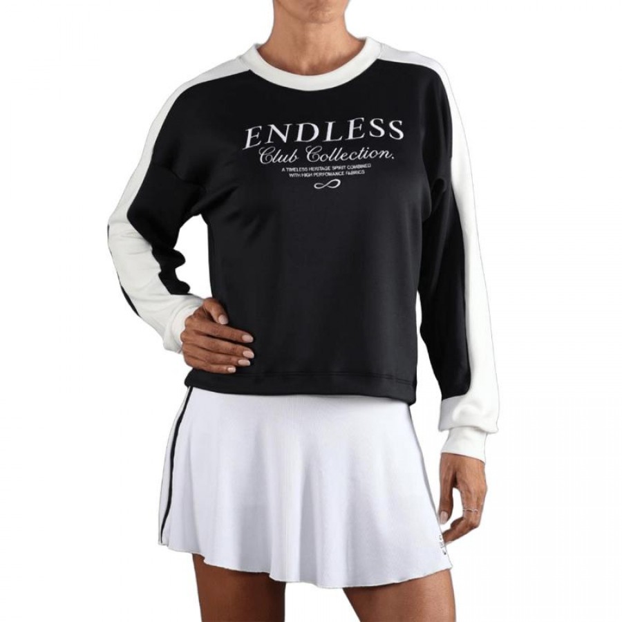 Sweat-shirt noir Endless Club Collection