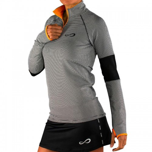 Sweat-shirt Kirsch sans fin gris orange Sweat-shirt Kirsch sans fin gris orange