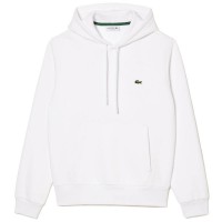 Sweat-shirt Lacoste en coton blanc