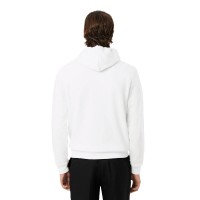 Sweat-shirt Lacoste en coton blanc