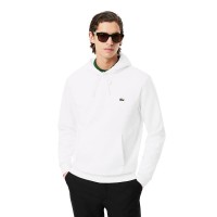 Sweat-shirt Lacoste en coton blanc