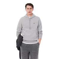 Sweat-shirt en coton gris Lacoste Vigore