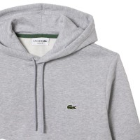 Sweat-shirt en coton gris Lacoste Vigore