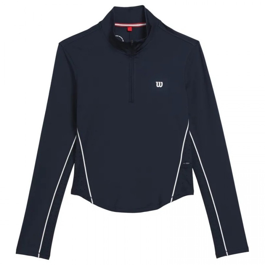 Wilson Brentwood Sweat-shirt Femme Bleu Marine