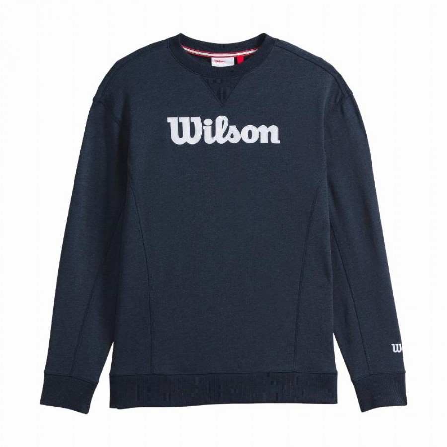 Sweat-shirt Wilson Parkside Crew Bleu Marine