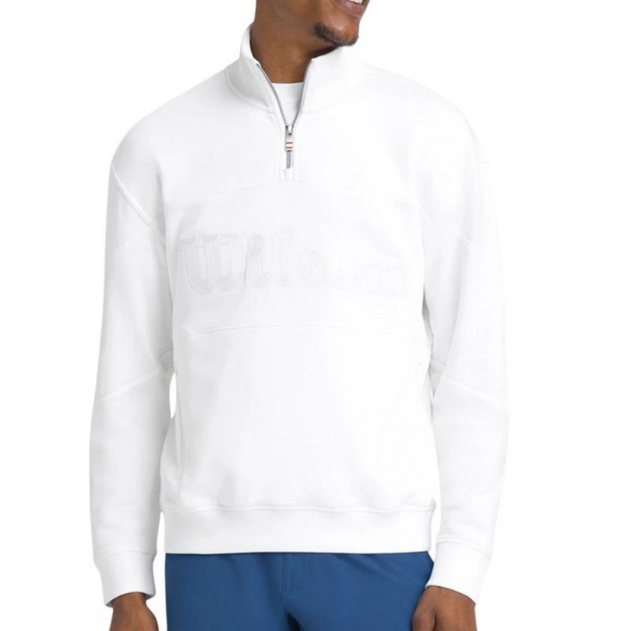 Sudadera Wilson Parkside Demi-Zip Blanco
