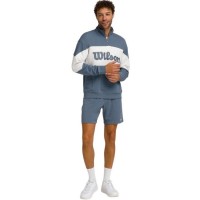 Wilson Parkside Sweat-shirt demi-zip gris sarcelle