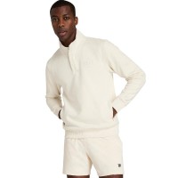 Sudadera Wilson Tenis Club Demi-Zip Beige Arena