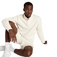 Sudadera Wilson Tenis Club Demi-Zip Beige Arena