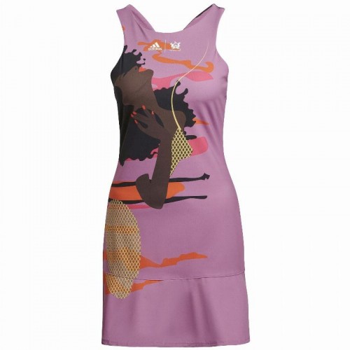 Vestido Adidas New York Morado Negro Vestido Adidas New York Morado Negro
