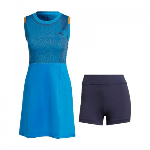 Vestido Adidas Premium Azul Rush Vestido Adidas Premium Azul Rush