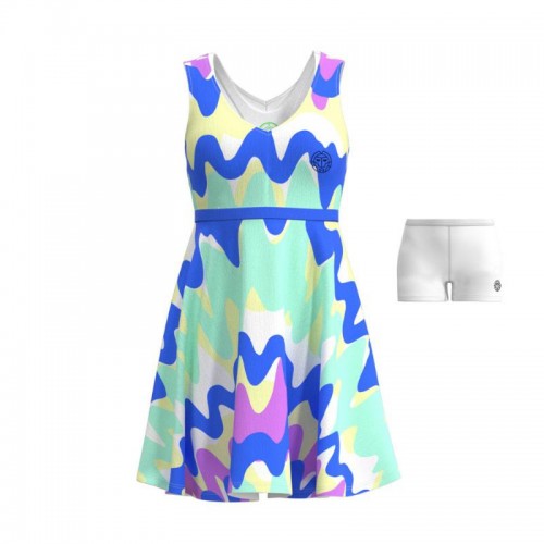Badu Good Vibes 2 em 1 Bidi Dress Branco Mix Badu Good Vibes 2 em 1 Bidi Dress Branco Mix