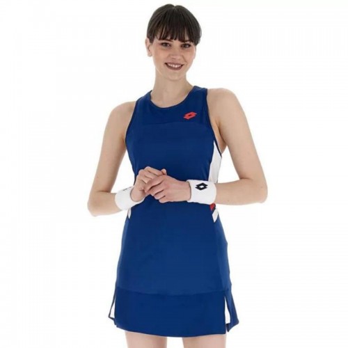 Vestido Lotto Squadra III Azul Rojo Vestido Lotto Squadra III Azul Rojo