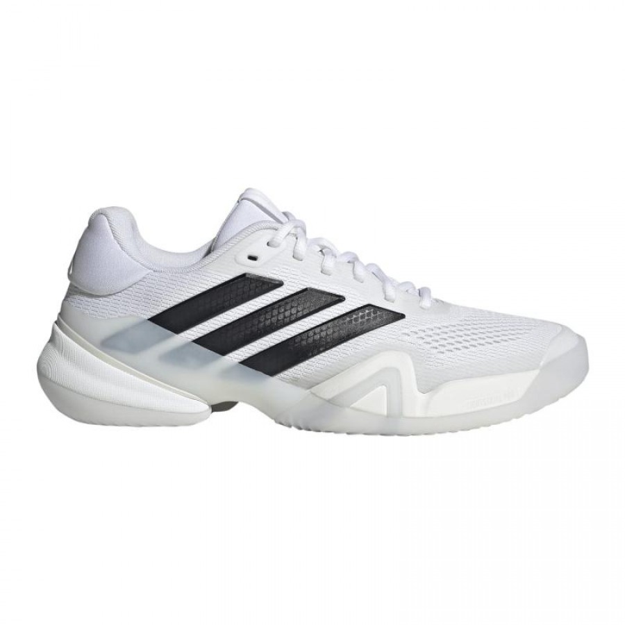 Adidas Barricade 14 Baskets Blanches Noires