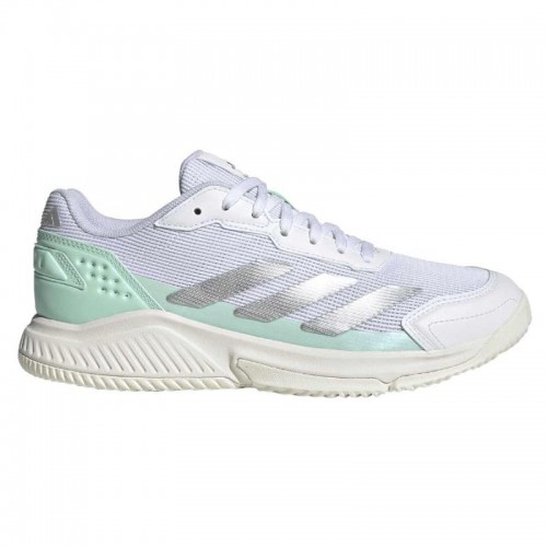 Adidas Courtquick Padel White Mint Green Baskets pour femmes