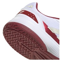 Zapatillas Adidas Crazyquick Padel Blanco Rojo Junior