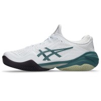 Asics Court FF 3 Clay White Green Sneakers
