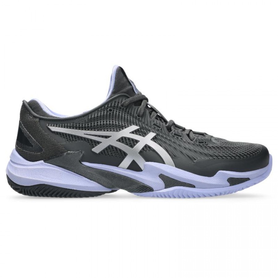 Tênis Asics Court FF 3 Clay Graphite Cinza Roxo