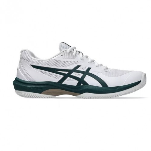 Tênis Asics Game FF Clay Branco Verde Saxão Tênis Asics Game FF Clay Branco Verde Saxão