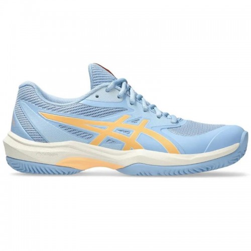 Tênis Asics Game FF Padel Blue Stone Orange para Mulheres Tênis Asics Game FF Padel Blue Stone Orange para Mulheres