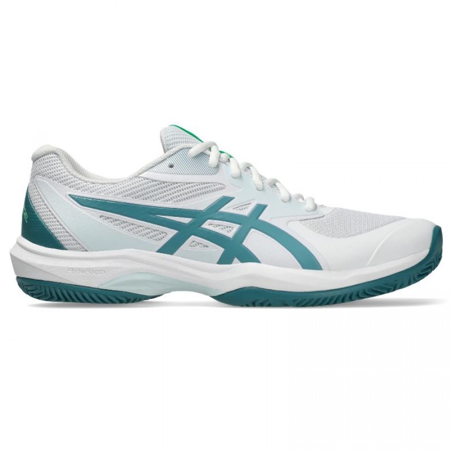 Zapatillas Asics Game FF Padel Blanco Verde Claro