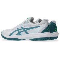 Zapatillas Asics Game FF Padel Blanco Verde Claro