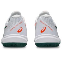 Zapatillas Asics Game FF Padel Blanco Verde Naranja