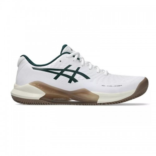 Tênis Asics Gel Challenger 14 Clay Branco Verde Escuro Tênis Asics Gel Challenger 14 Clay Branco Verde Escuro