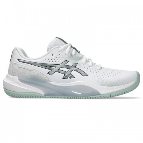 Tênis Asics Gel Challenger 15 Clay Branco Líquen Verde