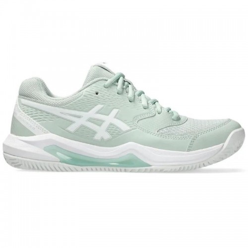 Tênis Asics Gel Dedicate 8 Clay Lichen Verde Branco Feminino Tênis Asics Gel Dedicate 8 Clay Lichen Verde Branco Feminino