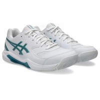 Asics Gel Dedicate 8 Padel White Pine Green Sneakers