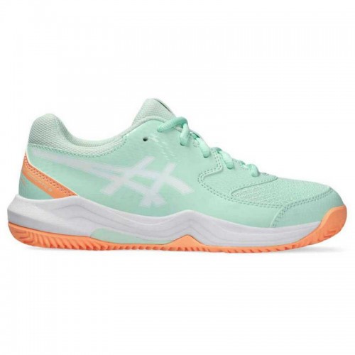Asics Gel Dedicar 8 Padel GS Mint Sapatilhas Criança Branco Asics Gel Dedicar 8 Padel GS Mint Sapatilhas Criança Branco