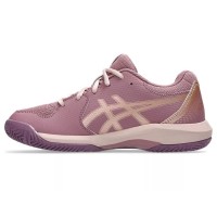 Tênis Asics Gel Dedicate 8 Padel GS Purple Oxide Branco Júnior