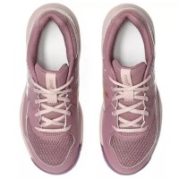 Tênis Asics Gel Dedicate 8 Padel GS Purple Oxide Branco Júnior