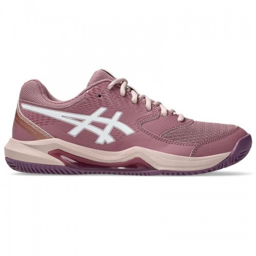 Tênis Asics Gel Dedicate 8 Padel Purple Oxide Branco Feminino Tênis Asics Gel Dedicate 8 Padel Purple Oxide Branco Feminino