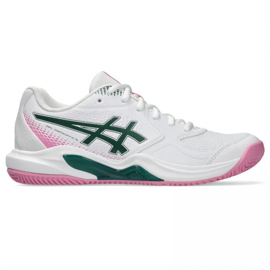 Asics Gel Dedicate 9 Padel White Green Sneakers femminili