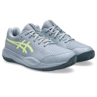 Zapatillas Asics Gel Resolution X Clay GS Gris Azul Pistacho Junior