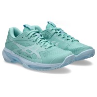 Asics Solution Speed FF 4 Clay Blue Green baskets pour femmes