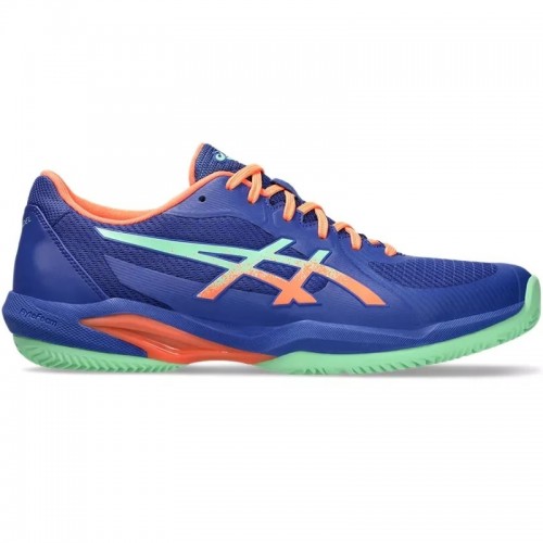 Asics Tênis Solution Swift FF 2 Padel Azul Cobalto Verde Asics Tênis Solution Swift FF 2 Padel Azul Cobalto Verde