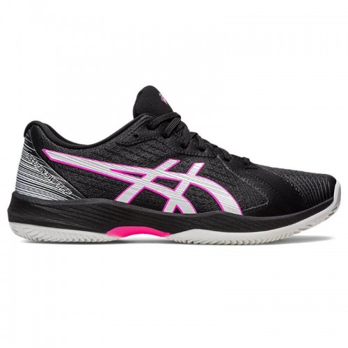 Zapatillas Asics Solucão Swift FF Argila Negra Rosa Fluor Zapatillas Asics Solucão Swift FF Argila Negra Rosa Fluor