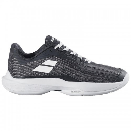 Babolat Jet Tere 2 Clay Preto Cinza Sapatos Femininos Babolat Jet Tere 2 Clay Preto Cinza Sapatos Femininos