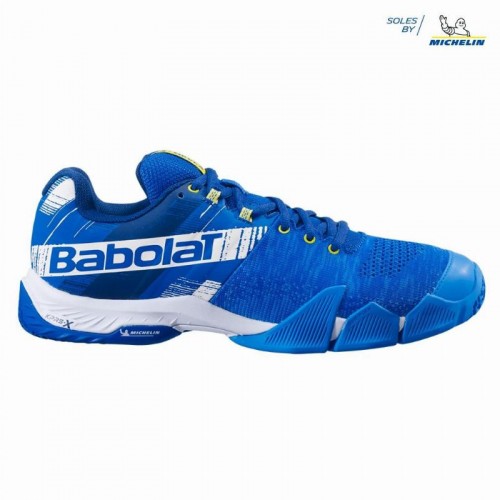 Chinelos Babolat Movea Blue White Men Chinelos Babolat Movea Blue White Men