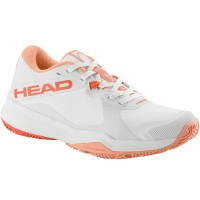 Tênis Head Motion Team Padel White Coral para Mulheres
