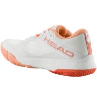 Tênis Head Motion Team Padel White Coral para Mulheres