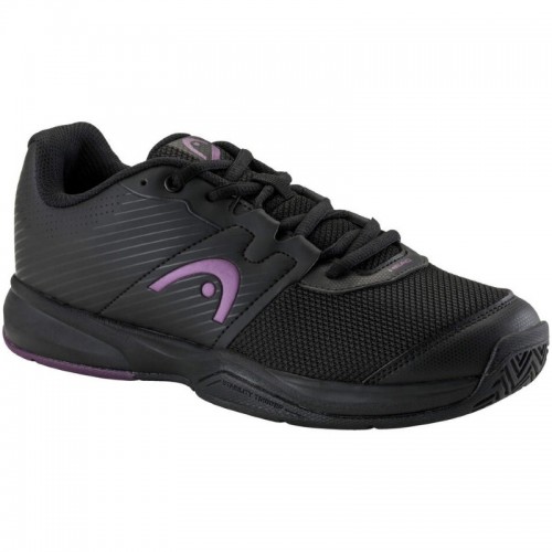 Tênis Head Revolt Court Preto Roxo para Mulheres Tênis Head Revolt Court Preto Roxo para Mulheres