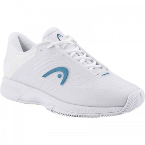 Baskets Femme Head Revolt Pro 4.5 TERRE BATTUE Blanc Bleu Baskets Femme Head Revolt Pro 4.5 TERRE BATTUE Blanc Bleu