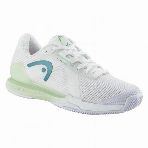 Baskets Femme Head Sprint Pro 4.0 TERRE BATTUE Blanc Vert Clair Baskets Femme Head Sprint Pro 4.0 TERRE BATTUE Blanc Vert Clair