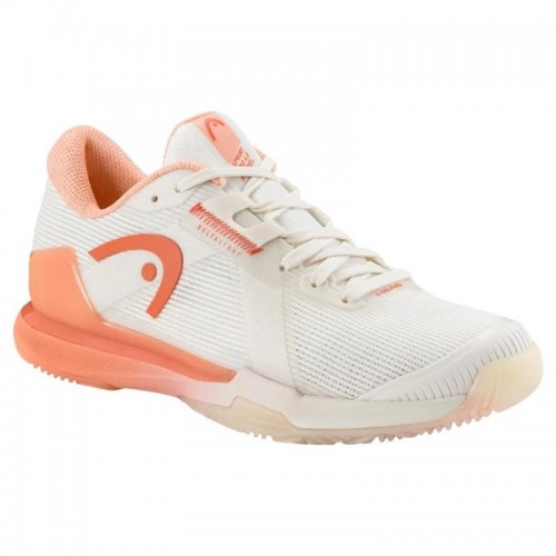 Chaussures Femme Head Sprint Pro 4.0 Padel White Coral Chaussures Femme Head Sprint Pro 4.0 Padel White Coral