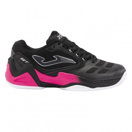 Tênis Joma Set 2401 Preto Fúcsia Feminino Tênis Joma Set 2401 Preto Fúcsia Feminino